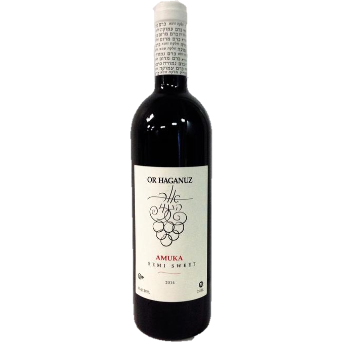Or Haganuz Amuka Semi Sweet Wine 750Ml