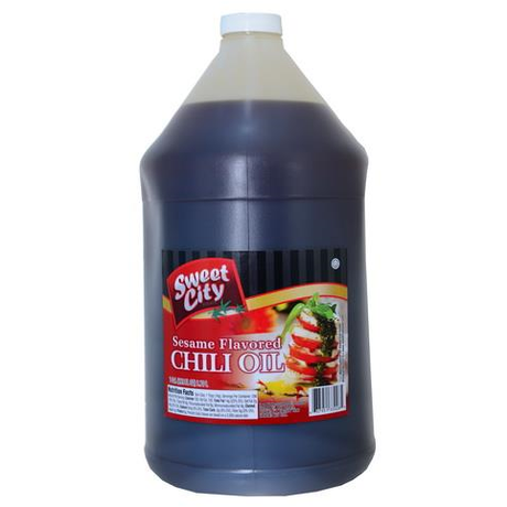 Sweet City Sesame Flavored Chili Oil 3.78L