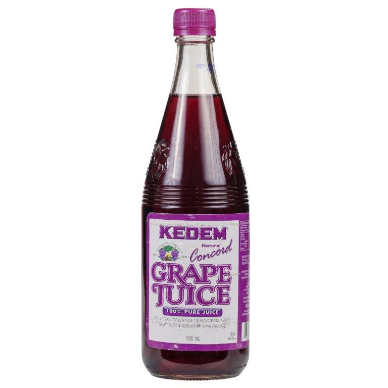 KEDEM CONCORD GRAPE JUICE 650ML x 12