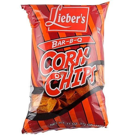 Liebers BBQ Corn Chips Large 312G