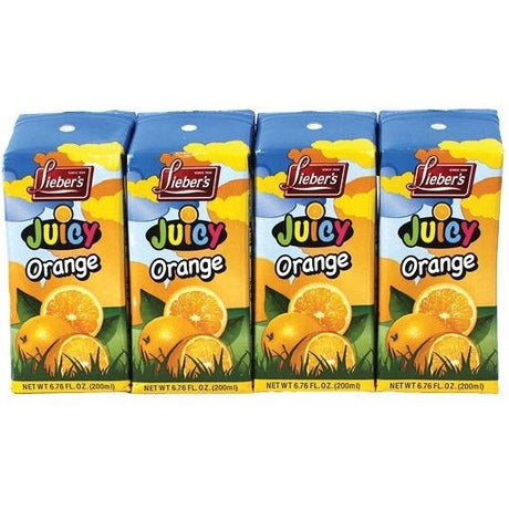 Liebers Orange Juice Tetra 4 X 200Ml