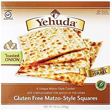 Yehuda Gluten Free Onion Matzah Squares 300G