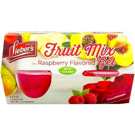 Lieber Fruit Mix In Raspbery 4X123G