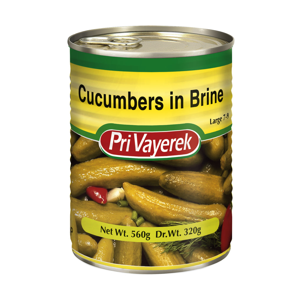 Pri Vayerek Cucumbers In Brine 7-9 560G