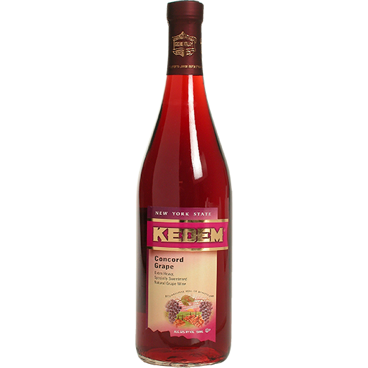 KEDEM CONCORD WINE 750ML (HEAVY) x 12