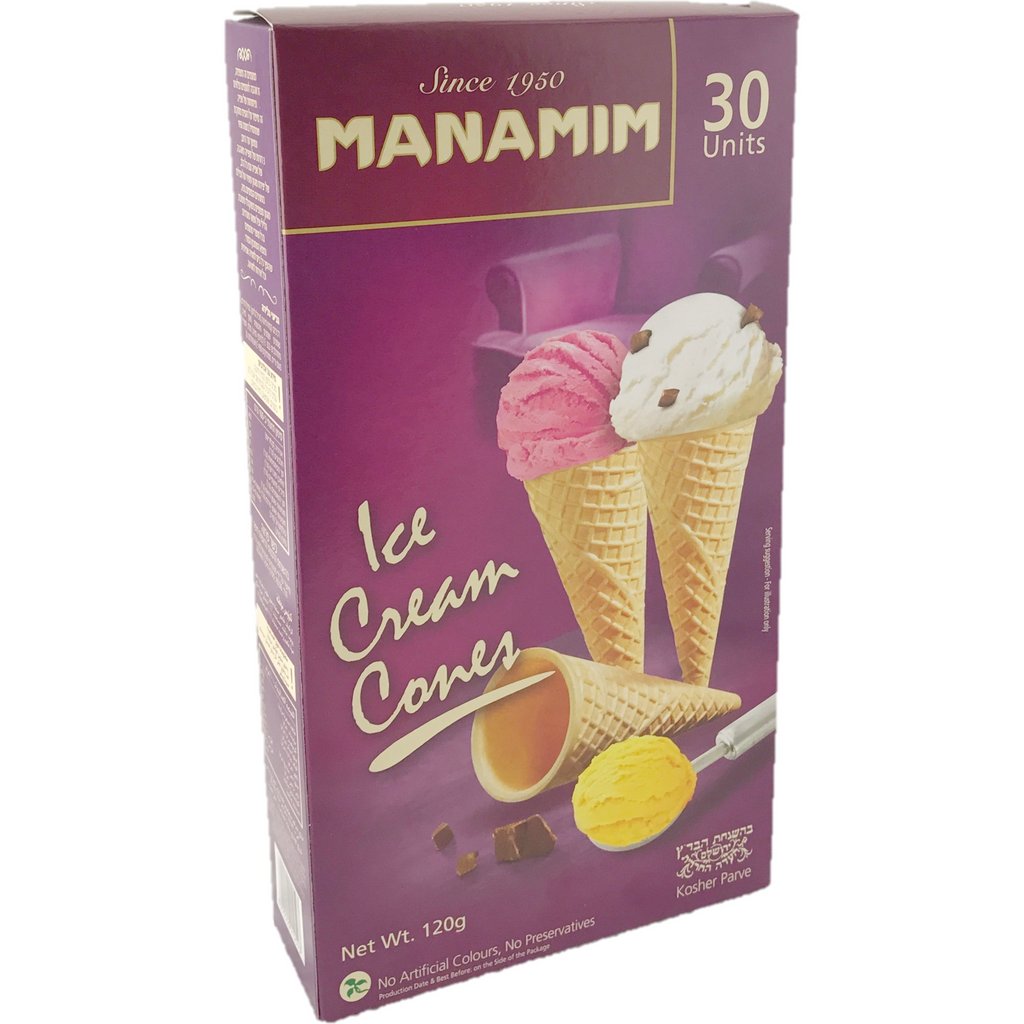 Manamim Ice Cream Cones 30 Pack 120G