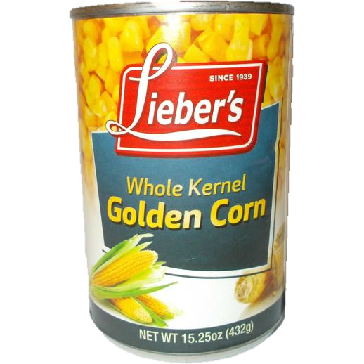 Liebers Whole Kernel Golden Corn 432G