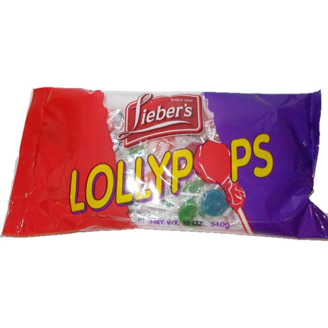 Liebers Flat Lollypops 340G