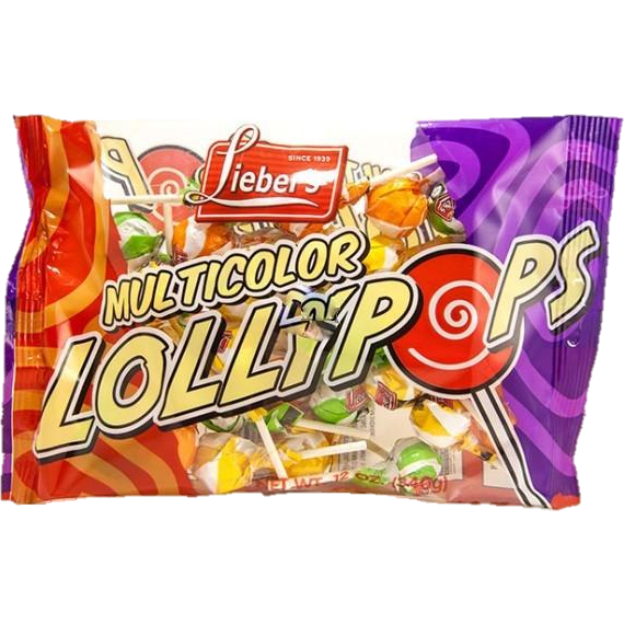 Liebers Multicolour Ball Lollypops 340G