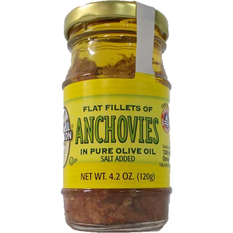 Season Flat Anchovies In Olive Oil 120G