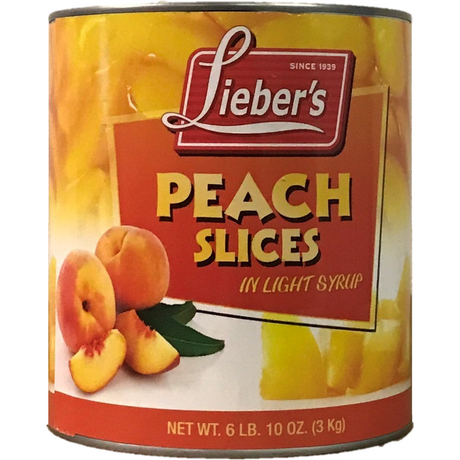 Liebers Peach Slices 3Kg