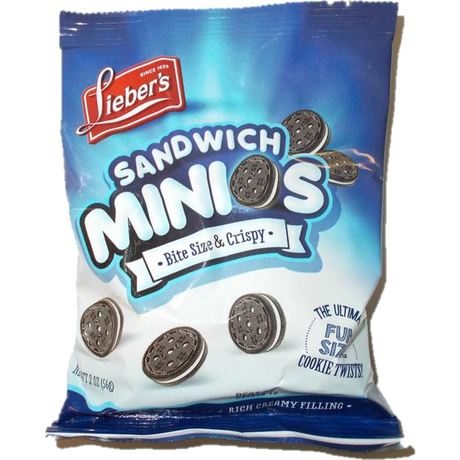 Liebers Chocolate Sandwich Minios Cookies 56G
