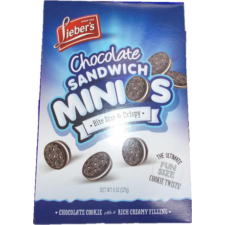 Liebers Chocolate Sandwich Minios Cookies 227G