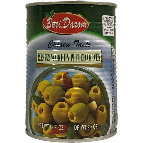 Bnei Darom Olives Green Pitted 560G
