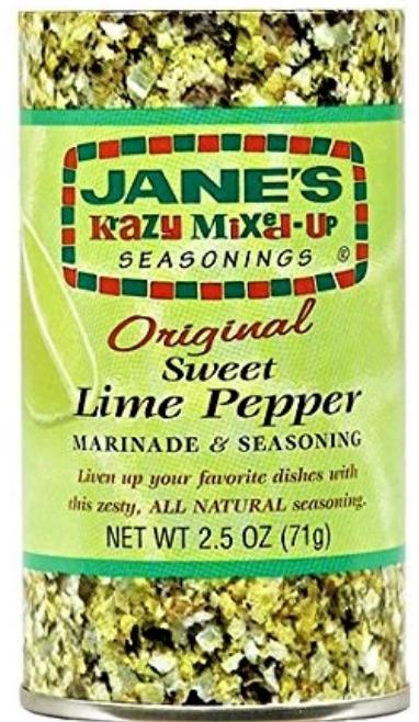 Janes Krazy Mixed Up Lime Pepper Marinade 71g