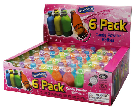 Candy Powder Bottles 6 Pack 33G
