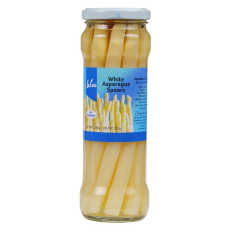 BLU WHITE ASPARAGUS SPEARS 330G x 12