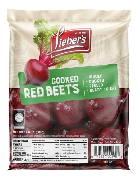 Liebers Cooked Red Beets 500G