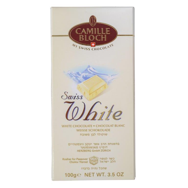 C.B. SWISS CHOCOLATE WHITE 100g x 18