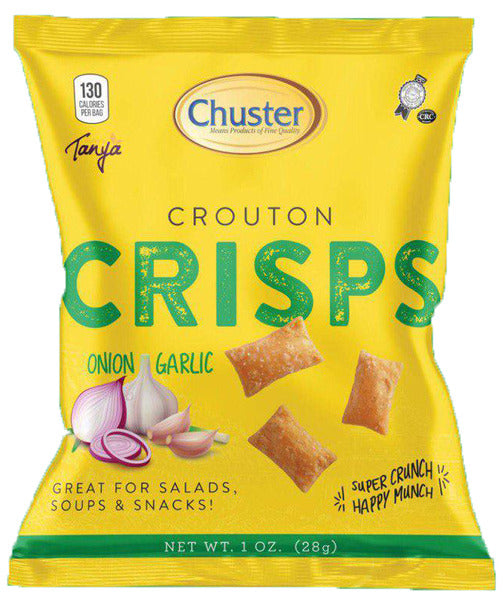 CHUSTER ONION GARLIC CROUTONS 72 x 28g