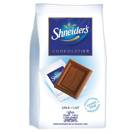 Shneiders Chocolate Squares Extra Fine Milk 200G
