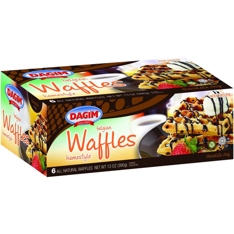 Dagim Belgian Waffles Chocolate Chip 390G