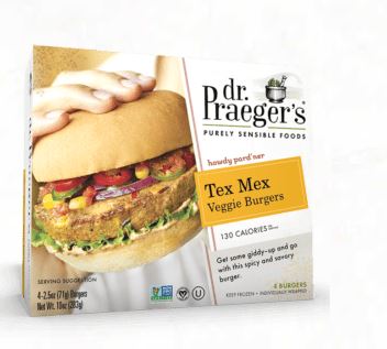 DR PRAEGER'S TEX MEX VEGGIE BURGERS x 6