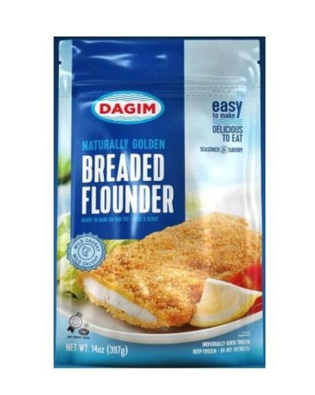 Dagim Breaded Flounder Fillet 397G