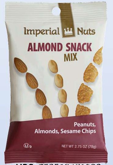 IMPERIAL NUTS ALMOND SNACK MIX 78G