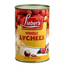Liebers Whole Lychees In Syrup 425G