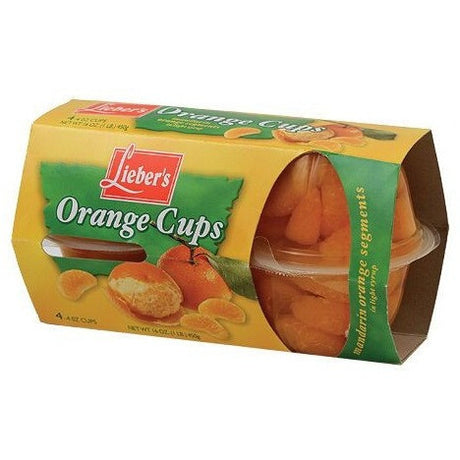 Liebers Mandarin Orange Cups 450G