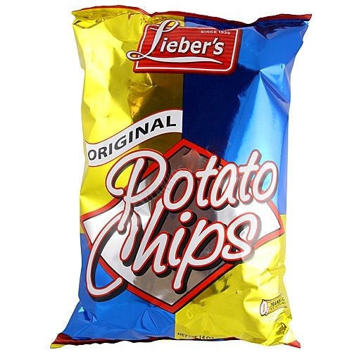 Liebers Potato Chips Original 396G