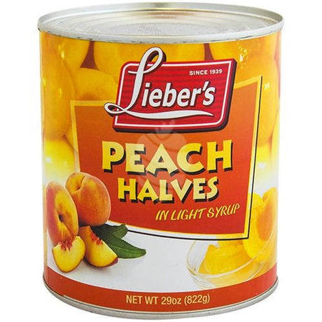 Liebers Peach Halves 820G