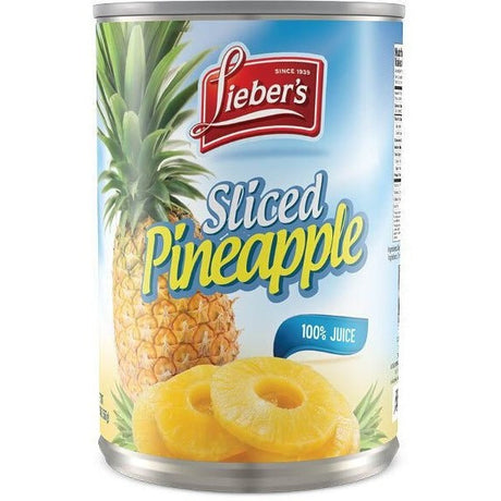 Liebers Sliced Pineapple 565G