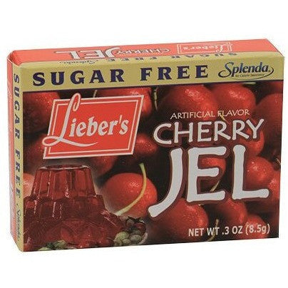 Liebers Jelly Sugar Free Cherry 8.5G