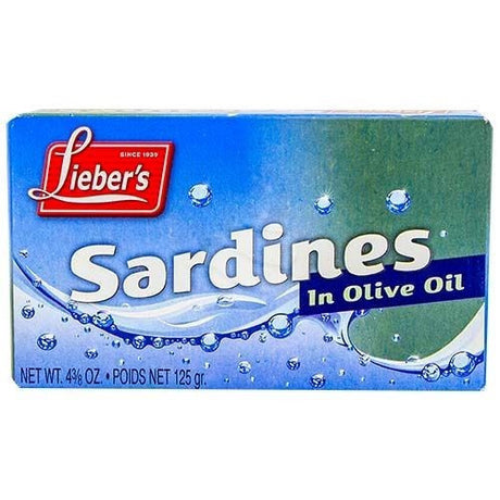 Liebers Sardines In Olive Oil 125G