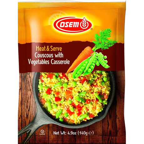 Osem Heat & Serve Couscous With Vegetables Casserole 140G