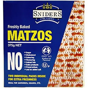 Sniders Matzot Regular 375G
