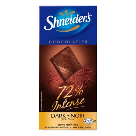 Shneiders Dark Chocolate Intense 72% 100G
