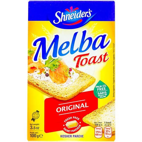 Shneiders Melba Toast Original 100G