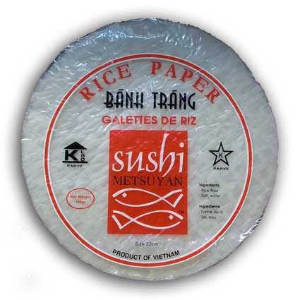 Sushi Metsuyan Rice Paper 100G