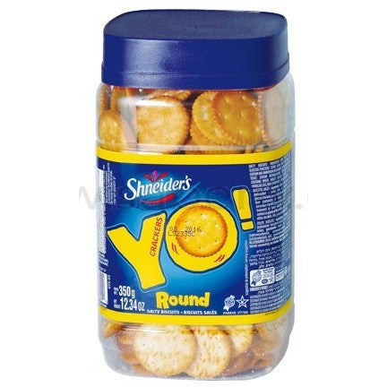 Shneiders Yo Round Crackers 350G