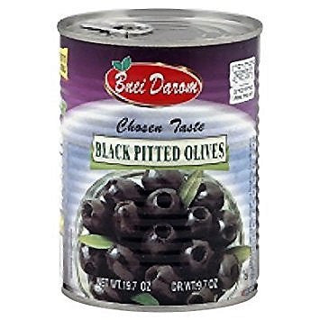 Bnei Darom Olives Black Pitted 560G