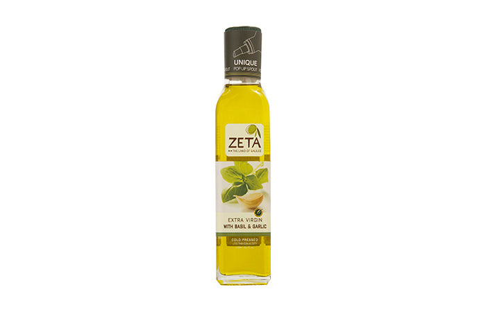 Zeta Olive Oil Basil & Garlic 250Ml