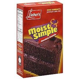 Liebers Cake Mix Chocolate Brownie Klp 350G