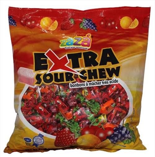 Zaza Extra Sour Chewy Candy 600G