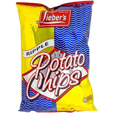 Liebers Potato Chips Ripple 396G