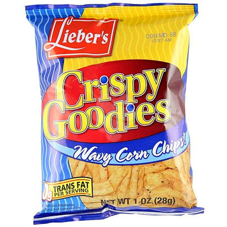 Liebers Crispy Goodies Wavy Corn Chips 28G