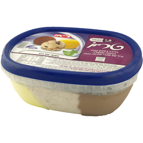 Rio 3 Flavours Dairy Ice Cream Chocolate, Vanilla With Biscuit Pieces, Banana 1.8L